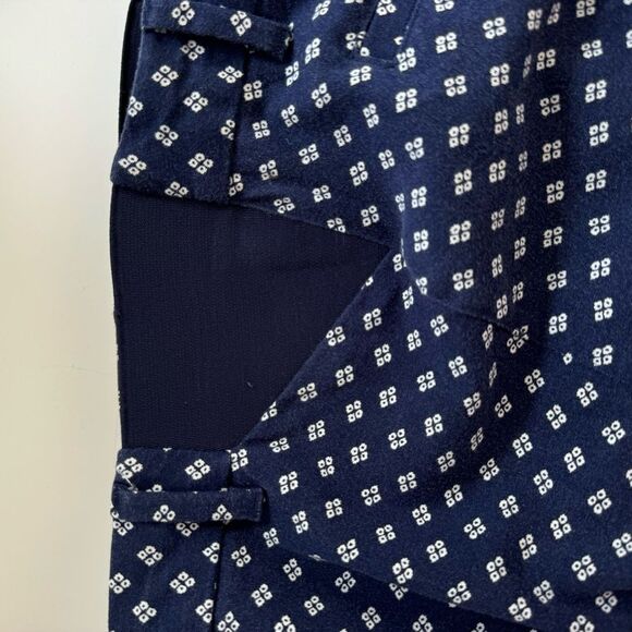 Old Navy Maternity Pixie Pants with Side Panel Navy Blue and White Size 16 - Picture 8 of 8